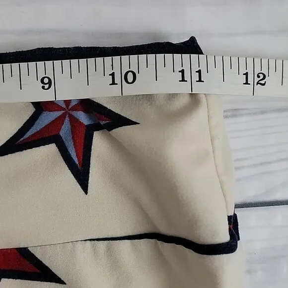 LulaRoe Americana striped leggings with stars Women's Size S - Picture 8 of 10